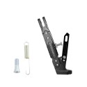 Motorcycle Aluminum Alloy Adjustable Side Tripod Holder Fall Protect Kit Titanium color