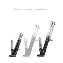 Motorcycle Aluminum Alloy Adjustable Side Tripod Holder Fall Protect Kit red