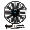 12" 12V Universal Car High Power Pull Racing Electric Radiator Engine Cooling Fan blue