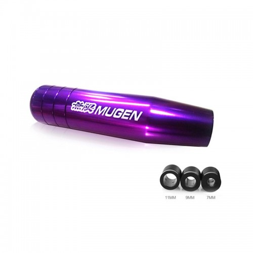 Universal 13cm/17cm Length Manual Car Gear Shift Knob Aluminium Alloy Racing Mugen Shift Knob Purple 170mm