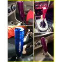 Universal 13cm/17cm Length Manual Car Gear Shift Knob Aluminium Alloy Racing Mugen Shift Knob Purple 170mm