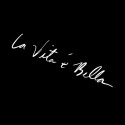 La Vita e Bella Reflective Letters Decals Car Stickers Full Body Car Head Styling Sticker yellow