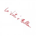 La Vita e Bella Reflective Letters Decals Car Stickers Full Body Car Head Styling Sticker yellow