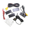 2 In 1 Camera with Parking Sensor Kit Autos Reversing Rearview Backup Parking Camera Black