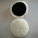 1Pcs Wool Buffing Pad Wax Polishing Buffer Car Polisher Ball Kit with Magic Sticker for Polishing CreamN5QH