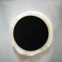 1Pcs Wool Buffing Pad Wax Polishing Buffer Car Polisher Ball Kit with Magic Sticker for Polishing CreamN5QH