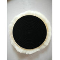 1Pcs Wool Buffing Pad Wax Polishing Buffer Car Polisher Ball Kit with Magic Sticker for Polishing CreamN5QH