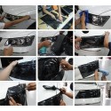Auto Car Headlight Taillight Tint Vinyl Film Fog Light Protector Sticker Color light green
