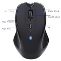 Mouse Raton Wireless USB Mini Bluetooth 3.0 6D Optical Gaming Computer Mice For Laptop black