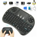 Wireless Keyboard Mini 2.4G Wireless Mini Keyboard with Touchpad for PC Android Smart TV BOX KY black