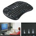Wireless Keyboard Mini 2.4Ghz Wireless Mini Keyboard with Touchpad for PC Android Smart TV BOX KY Black battery