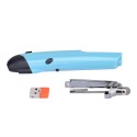 Professional Mini Wireless Mouse Pen Infrared Electronic Presentation Pointer for Business Office black