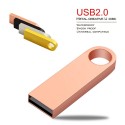USB Flash Drive 32GB Pendrive Waterproof Metal U Disk USB Stick Memory Gold