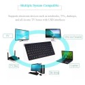 Mini Wireless Keyboard Mouse Set Waterproof 2.4G for Mac Apple PC Computer Gold