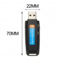 Mini USB Digital Pen Audio Voice Recorder Dictaphone Flash Drive U-Disk black