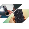 2.4GHz Air Mouse Remote Control with Wireless Keyboard Gyro Mouse IR Learing for Android TV Box Laptop PC Projector black