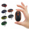 2.4GHz Cordless Color Slim Portable Mini Optical Mouse USB Receiver Wireless Mouse red
