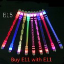 E15 Illuminated Spinning Pen Rolling Pen Special Pen without Refill for Kids E15 green (send E11)