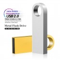 USB Flash Drive Pendrive Pen Drive 8/16/32/64 GB Metal U Disk High Speed USB Stick Silver