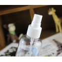 75ml Spray Bottle Transparent Press Sprayer for Pet Disinfectant Cosmetics 75ml