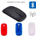 2.4G Mini Portable Laptop Computer Wireless Four-way Roller Game Mouse Bluetooth Office Business Mouse White_2.4G wireless