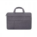 Simple Laptop Case Bag for Macbook Air 11.6 inches, 12.5 inches, 13.3 inches, 14.1 inches Notebook Handbag Deep gray_13.3 inch