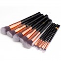 10 marble brush sets 5 big and 5 small brushes Black