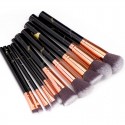 10 marble brush sets 5 big and 5 small brushes Black