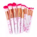 10 marble brush sets 5 big and 5 small brushes Rose