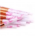 10 marble brush sets 5 big and 5 small brushes Rose