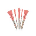 5 candy Makeup Brushes Set Pink
